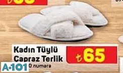 JUNO KADIN TÜYLÜ ÇAPRAZ TERLİK